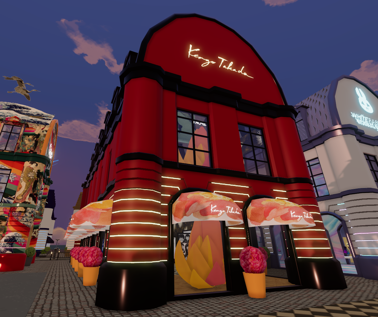 Kenzo boutique in Decentraland
