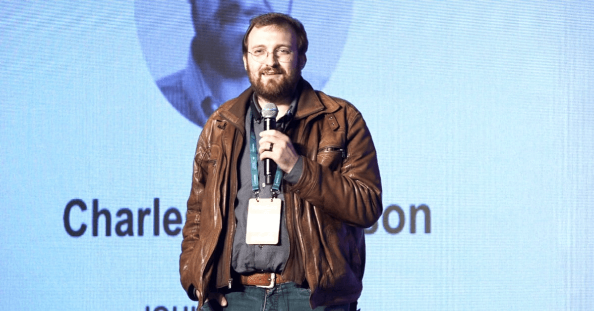 Portrait of Cardano founder Charles Hoskinson