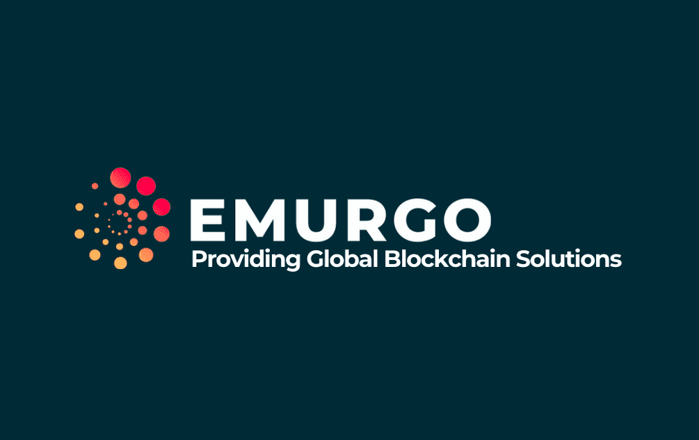 Banner of EMURGO, the commercial arm of Cardano