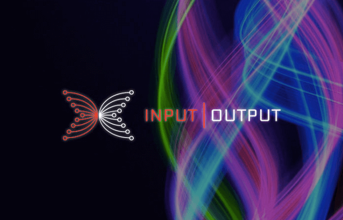 Logo banner of Input Output Hong Kong, Cardano's engineering firm