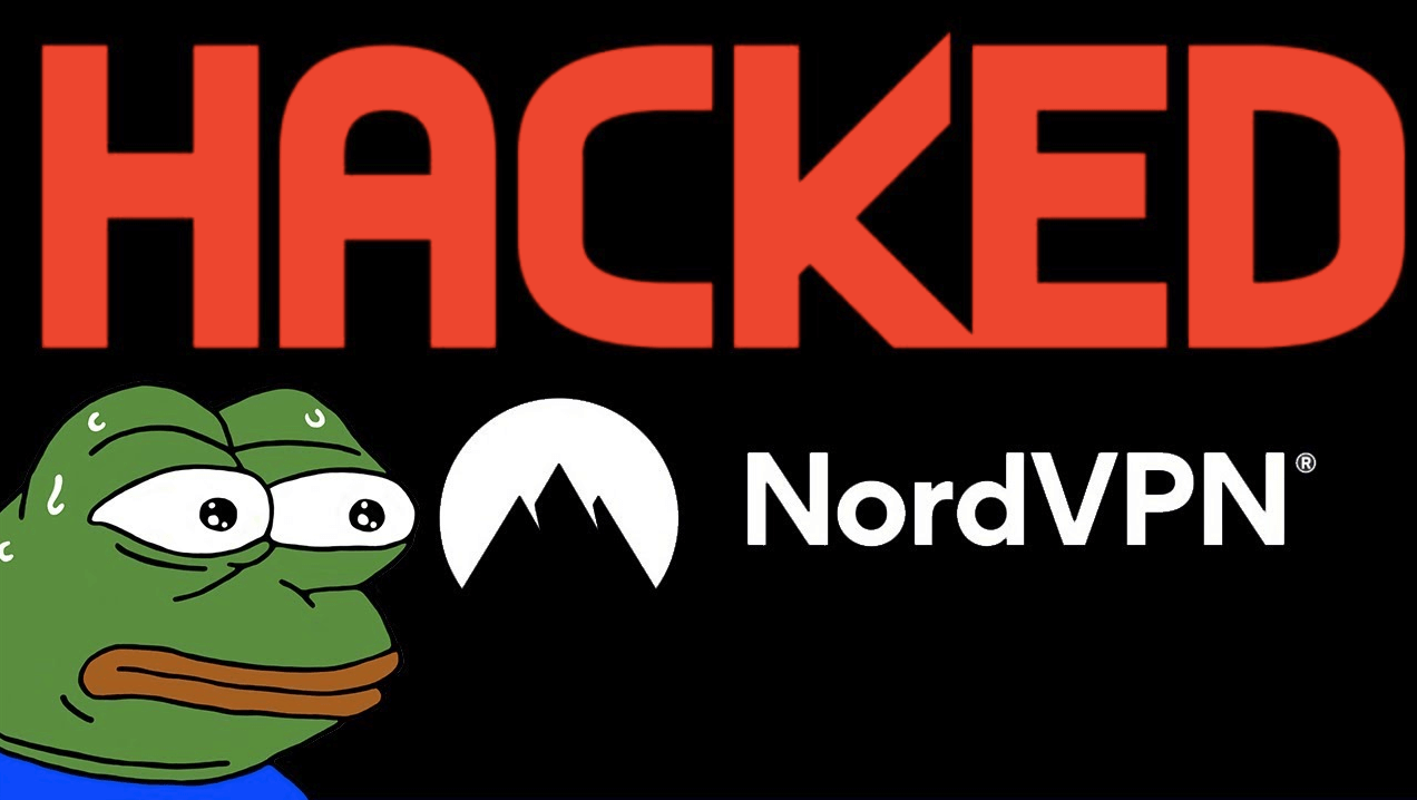 Pepe meme joking about the NordVPN hack