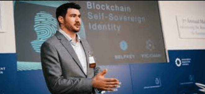 Portrait of SelfKey founder Edmund Lowell