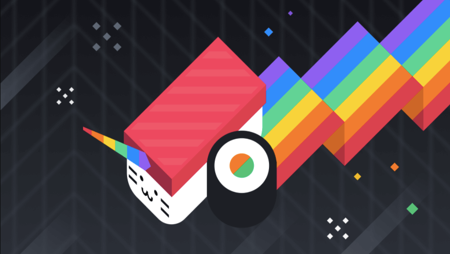 Banner featuring the SushiSwap mascot